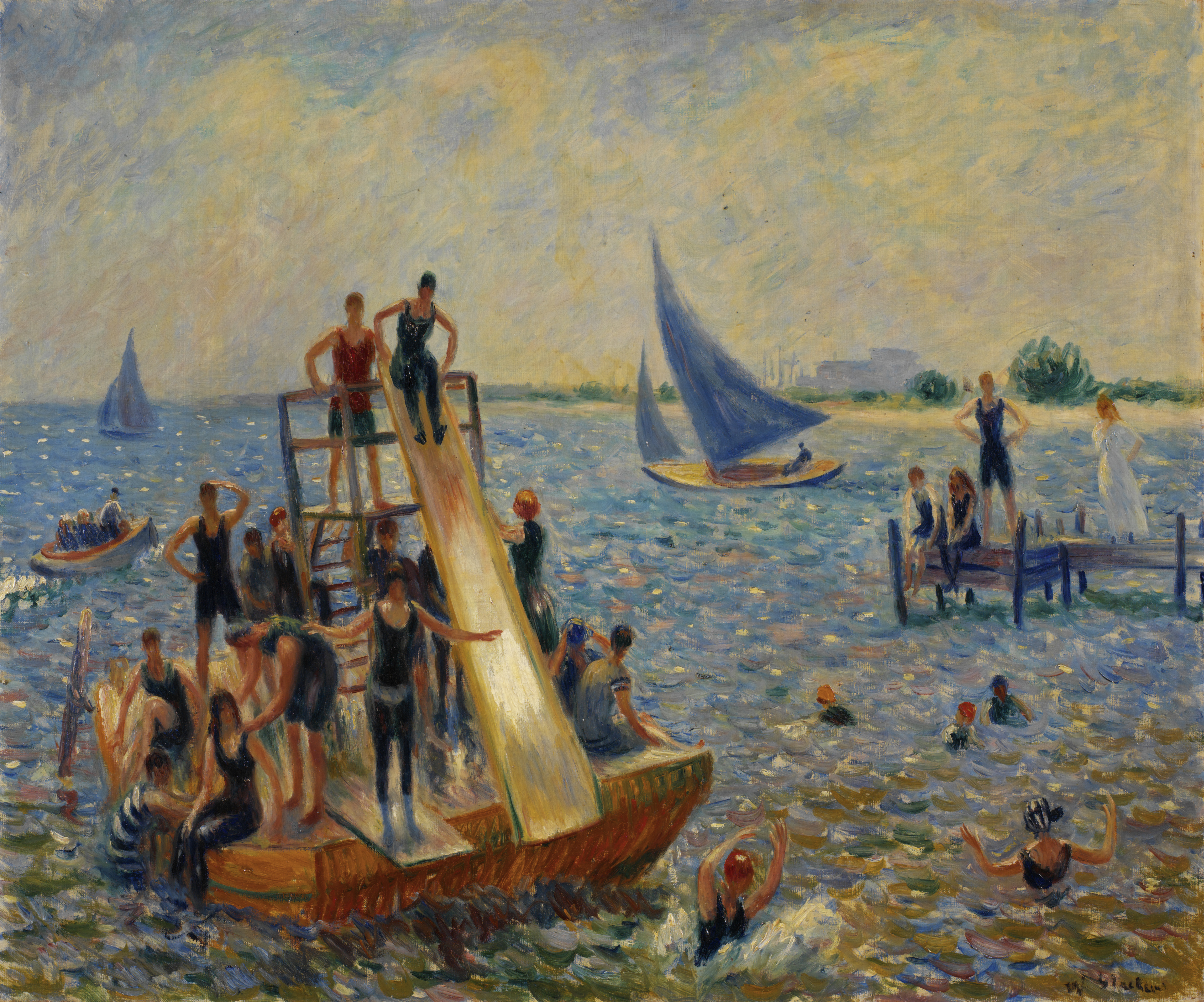 Close-Looking Immersion: Glackens’s The Raft