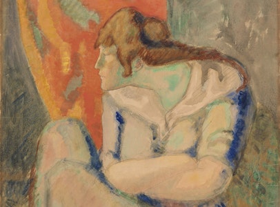 Close-Looking Immersion: Picasso’s Woman Seated on Striped Floor