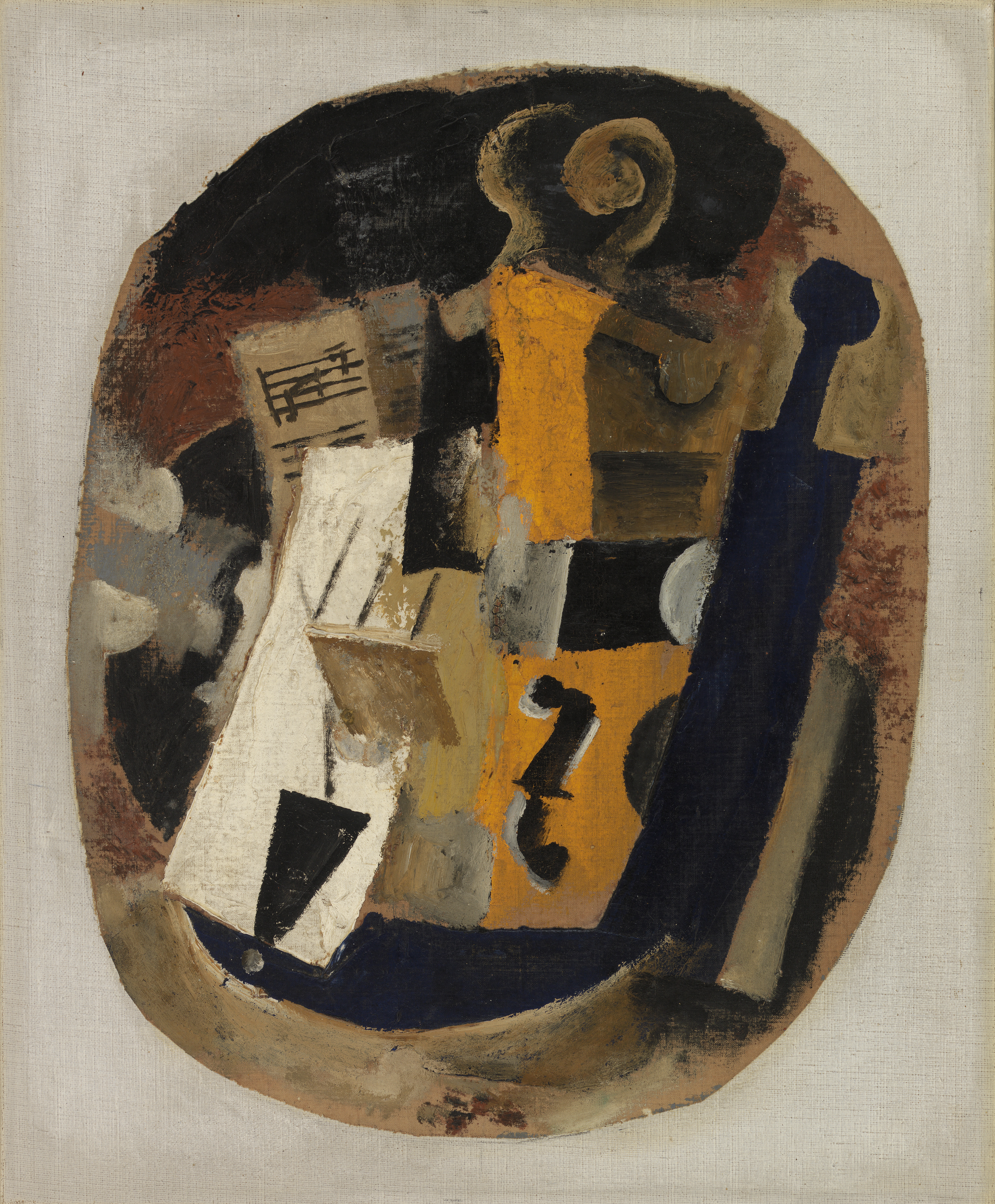 Close-Looking Immersion: Picasso's Violin, Sheet Music, and Bottle